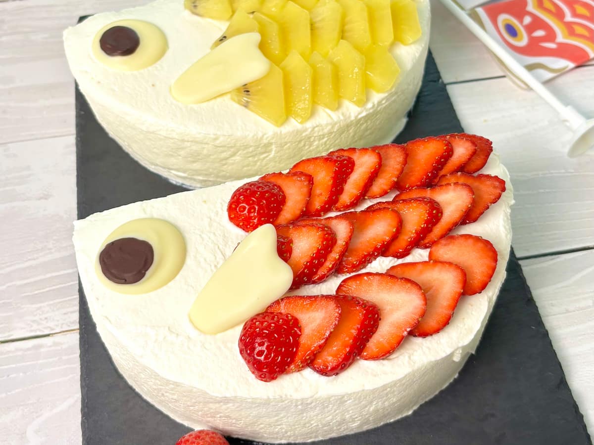こどもの日に！市販のスポンジで簡単「こいのぼりケーキ」レシピ