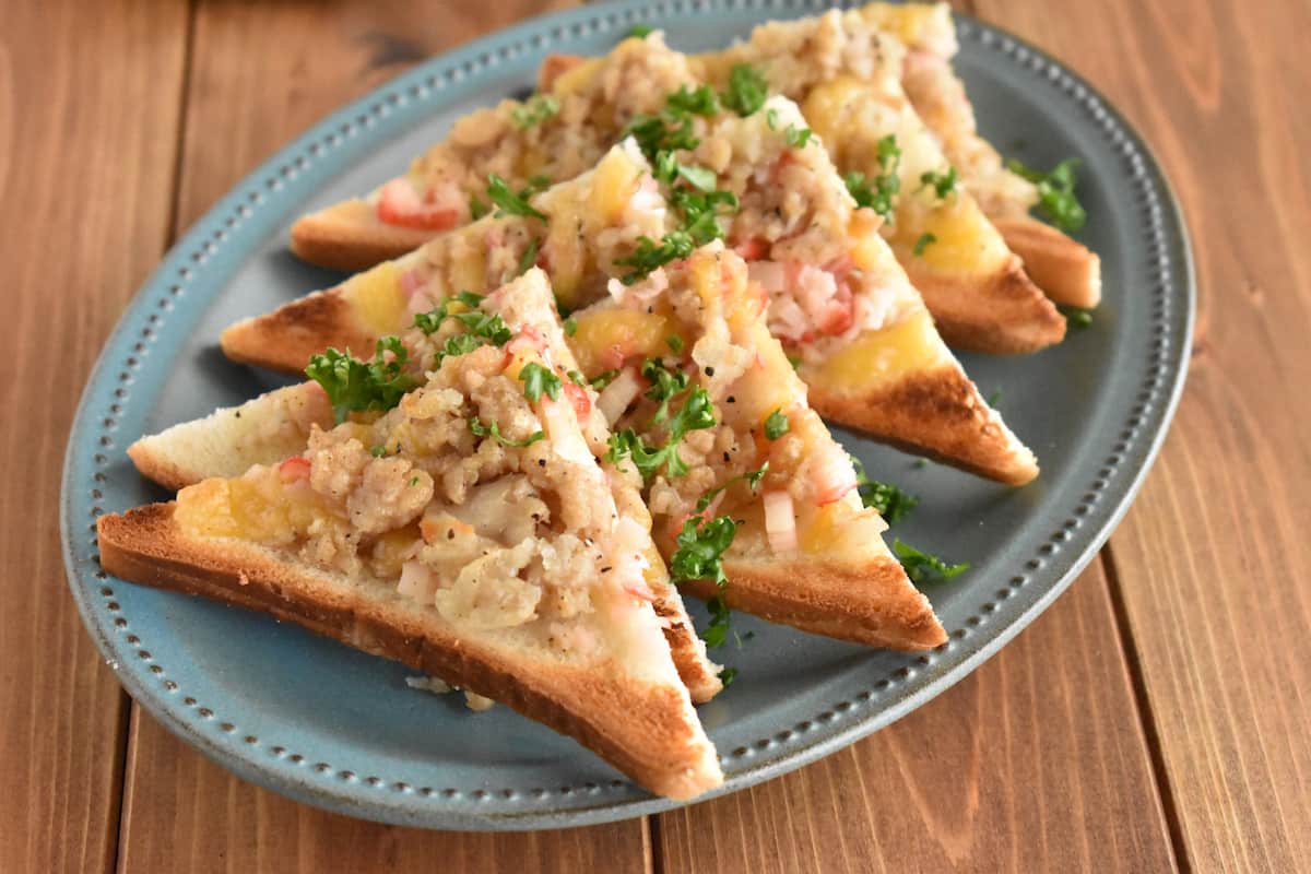 市販のえびシュウマイで簡単！サクッとおいしい「エビパン風」レシピ