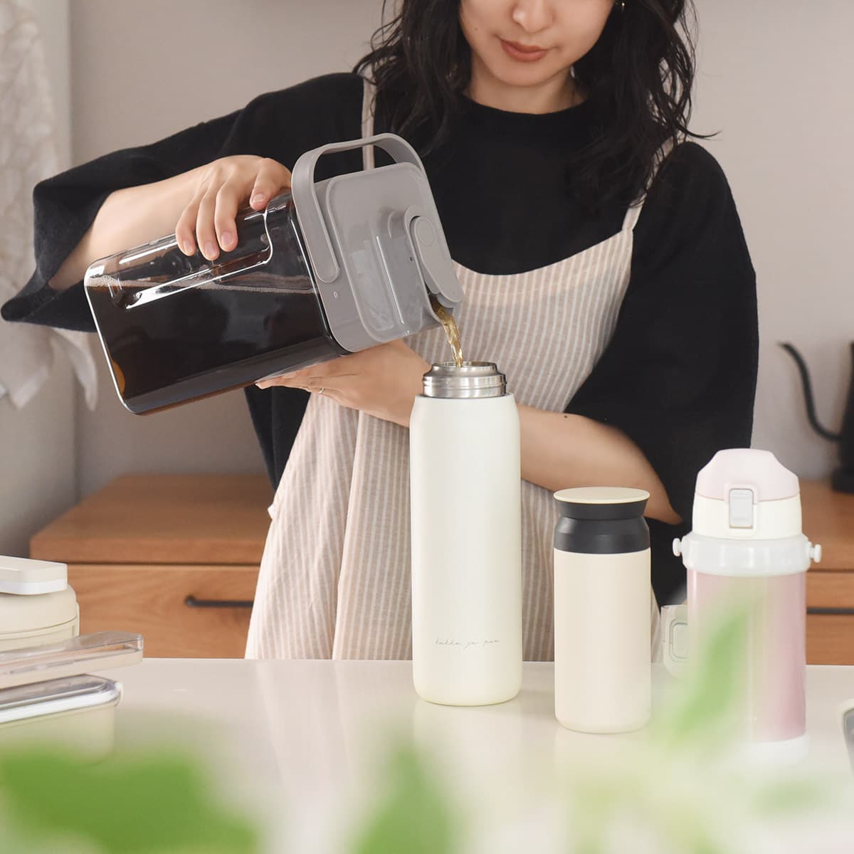 大容量 麦茶ジャグ 麦茶ポット 3.5L【送料無料】