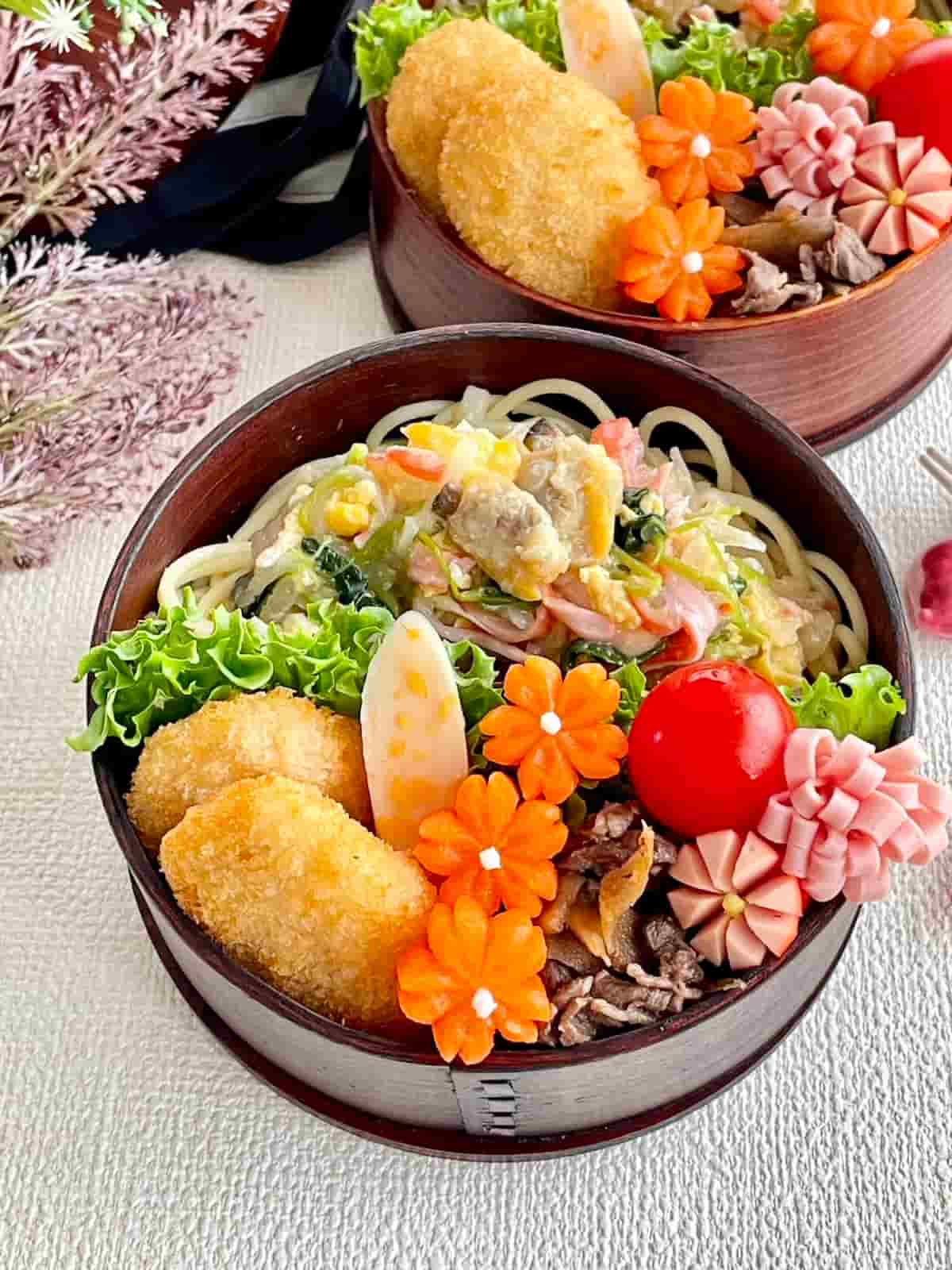 みつばとあさりのたまごとじあんかけパスタ