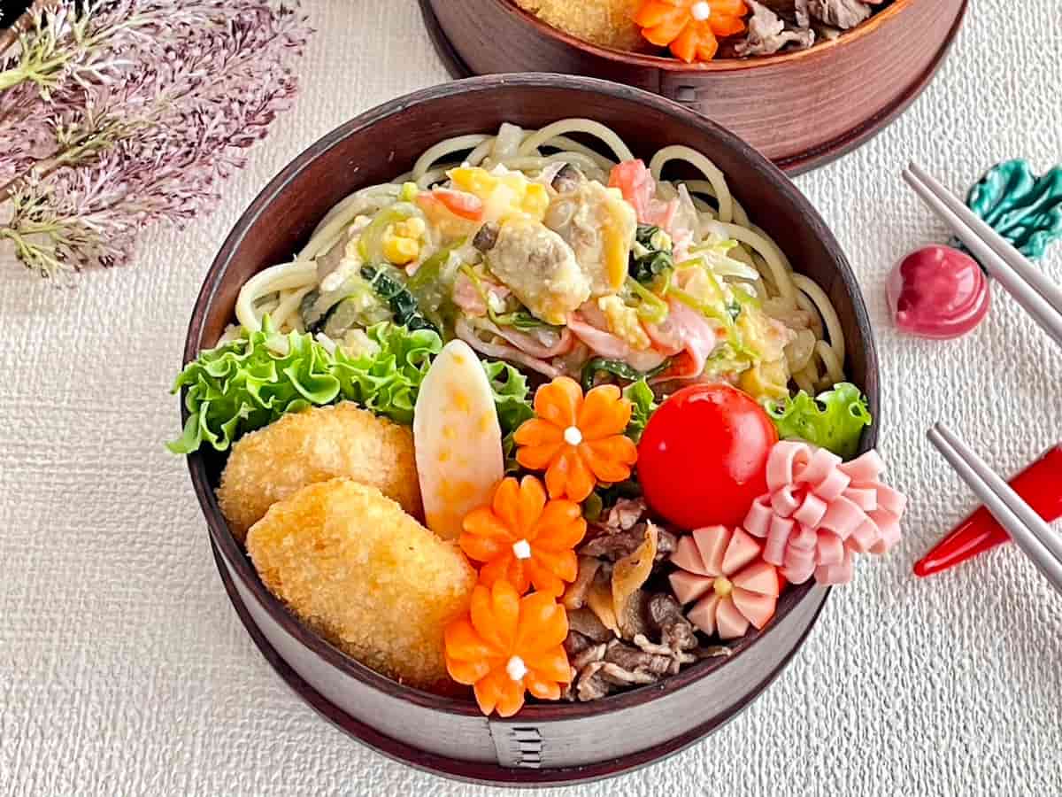 お弁当にも◎旨みたっぷり「あさりと三つ葉のあんかけパスタ」レシピ