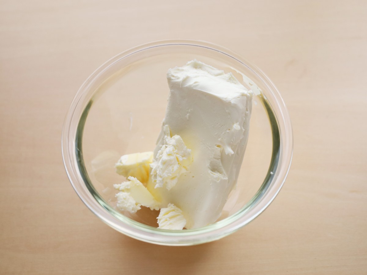 生クリーム活用のベイクドチーズケーキ01