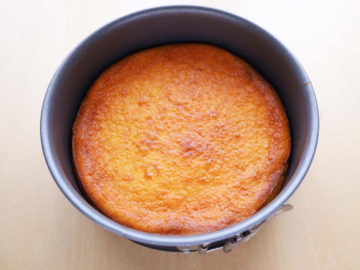 生クリーム活用のベイクドチーズケーキ06