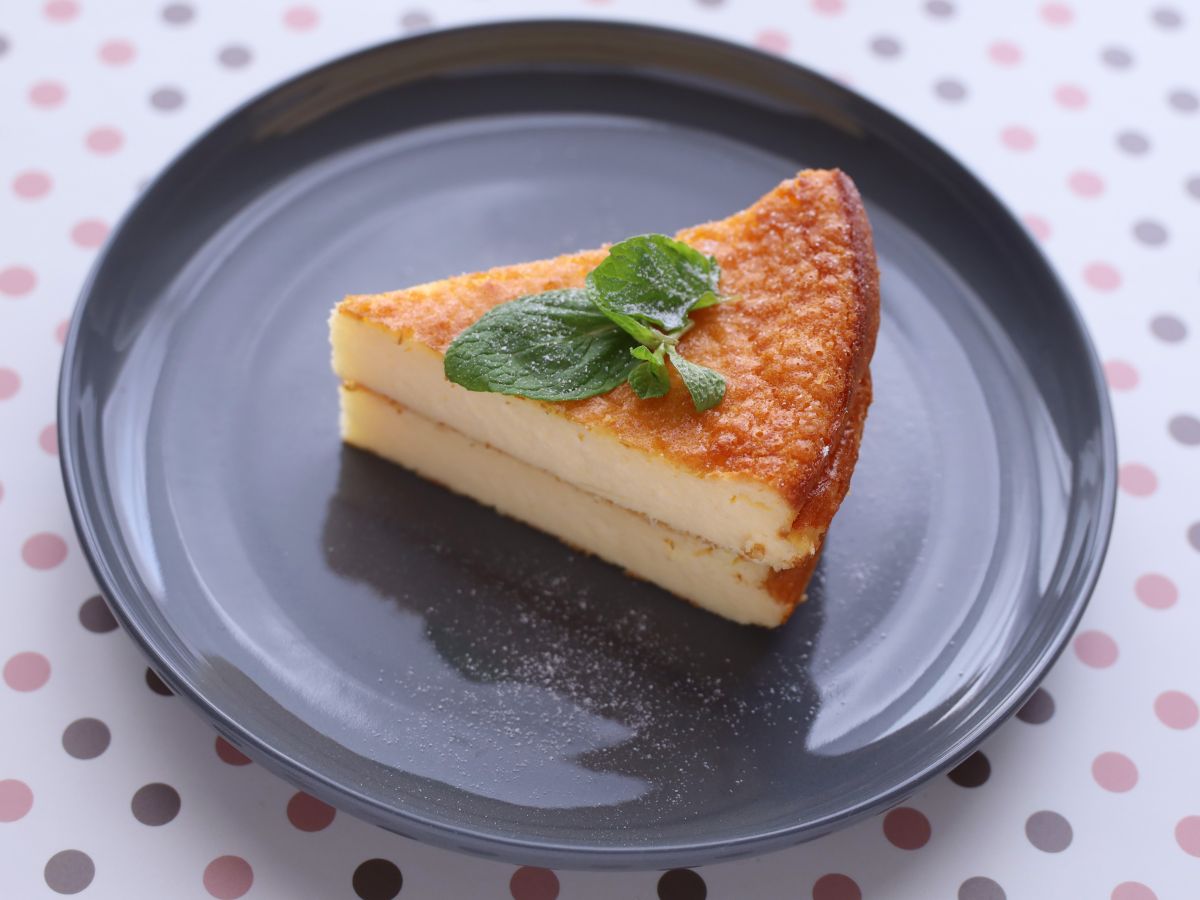 生クリーム活用のベイクドチーズケーキ08