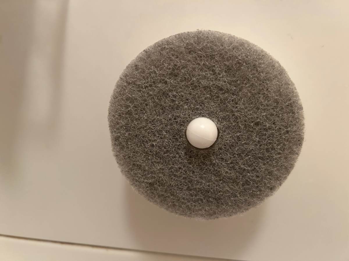 ぬめり対策にも◎セリアの浮かせる「丸型スポンジ」が便利！