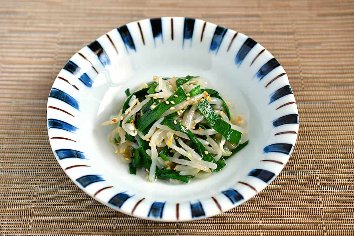 冷凍ニラもやしを使ったナムル