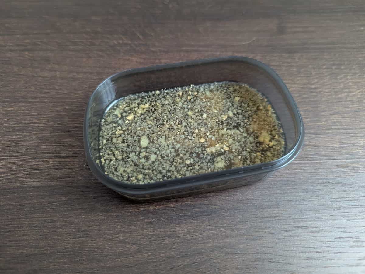 ダイソー 保存できる薬味おろし 使用例