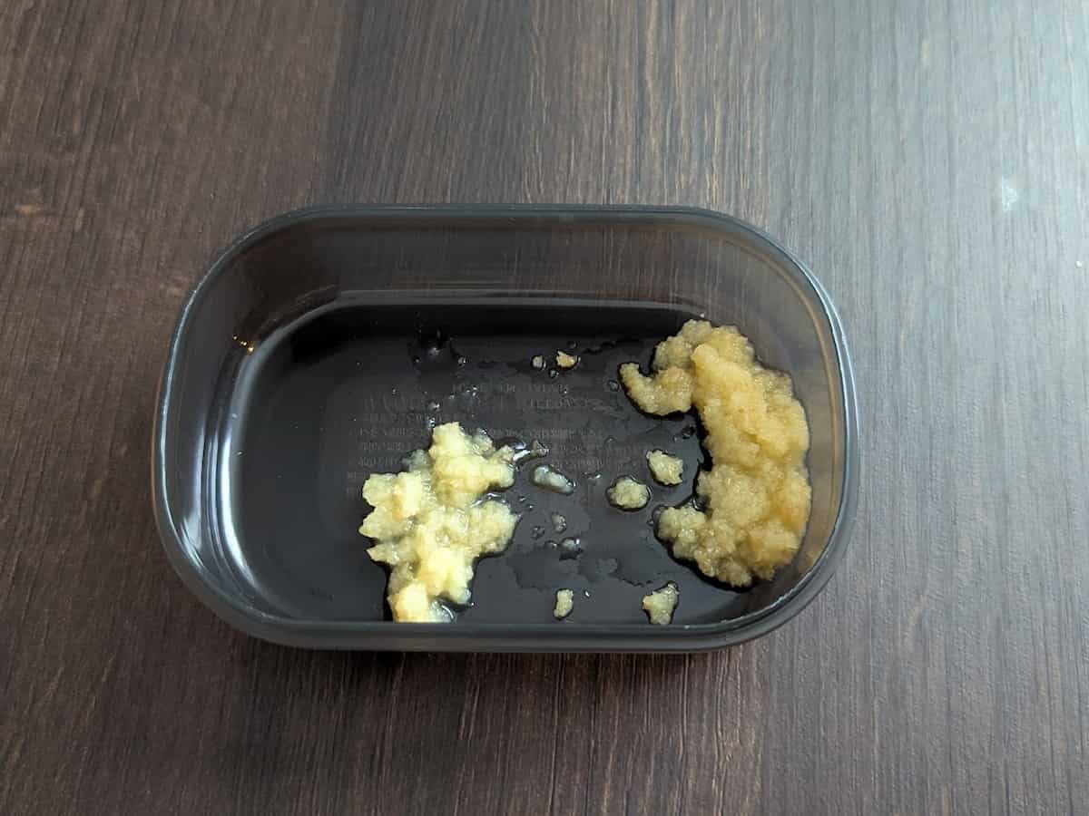 ダイソー 保存できる薬味おろし 使用例