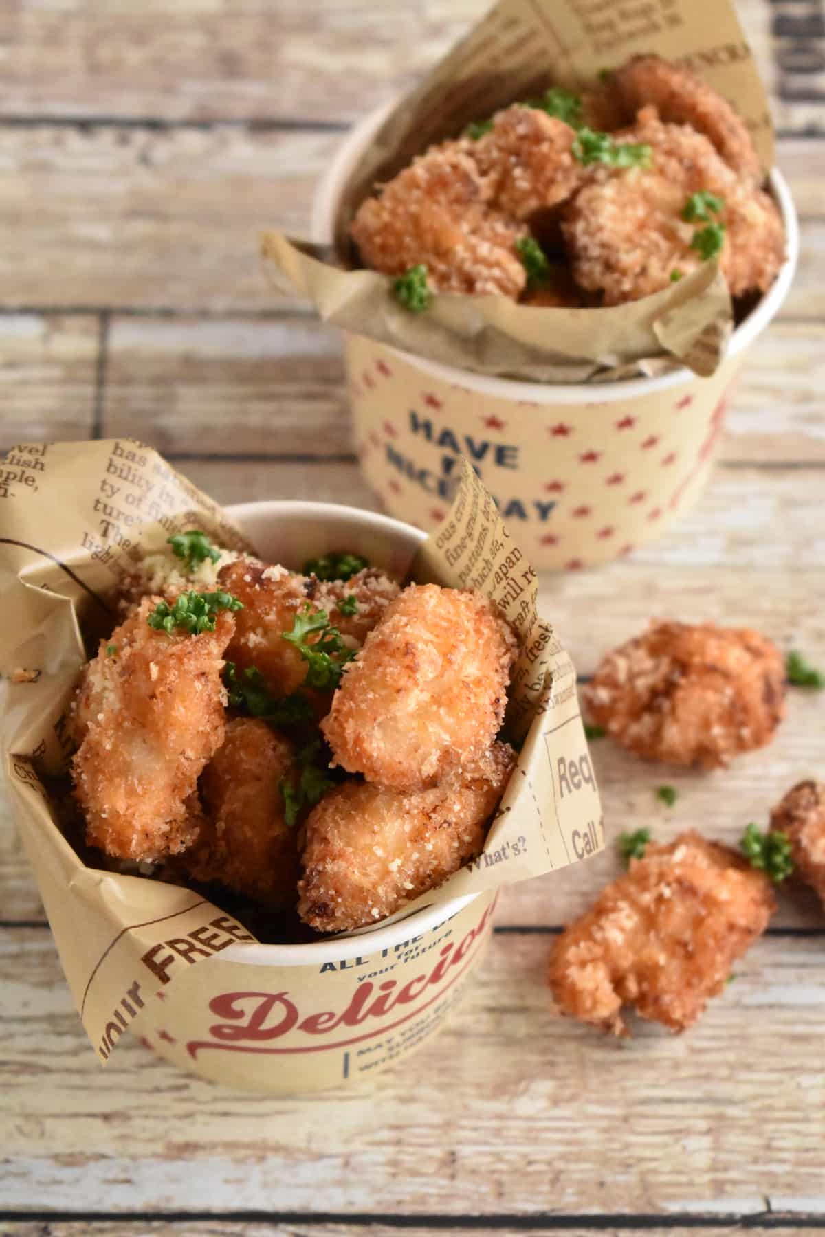 鶏むねポップコーンチキン