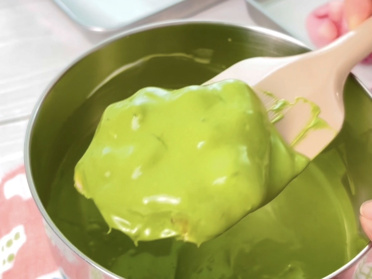 抹茶いちごアイス