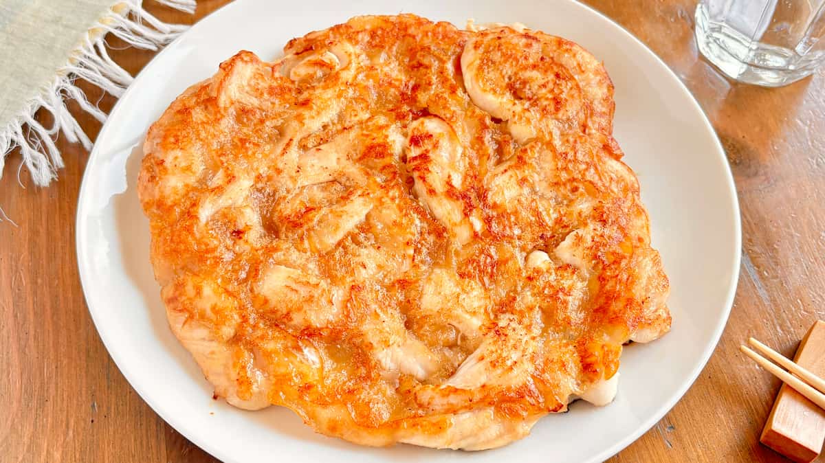 鶏むね肉のもっちり焼き
