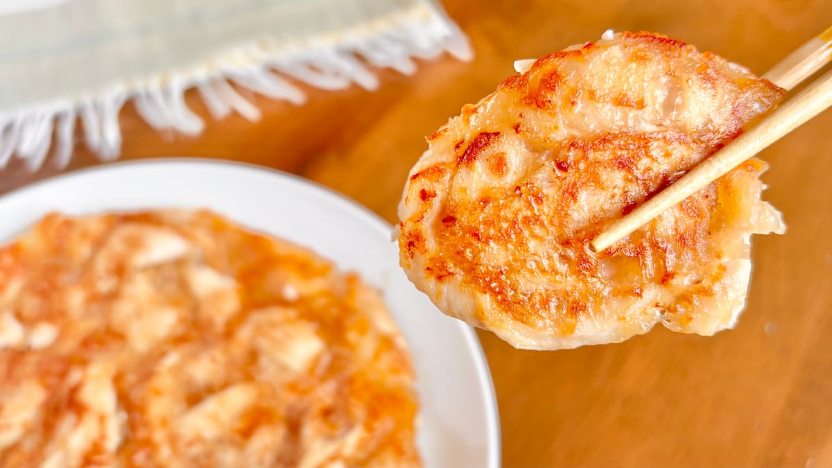 鶏むね肉のもっちり焼き