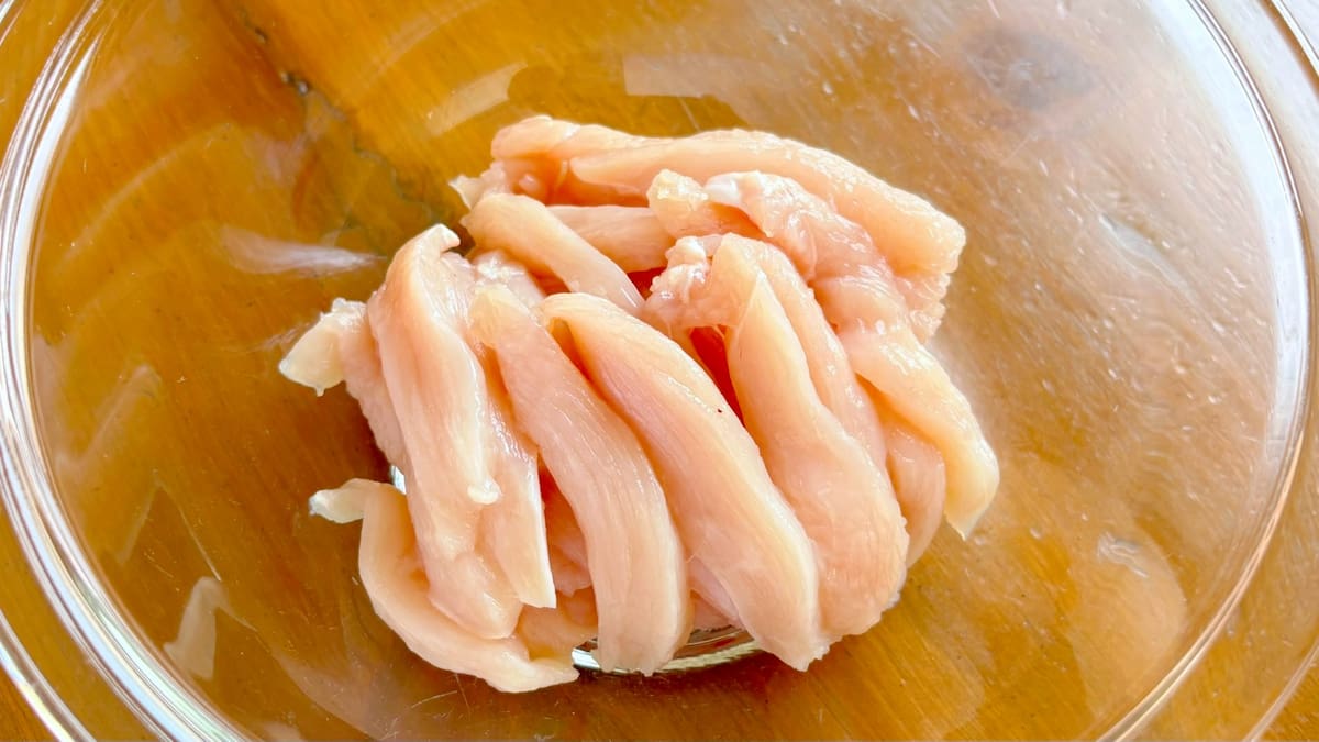 鶏むね肉のもっちり焼き