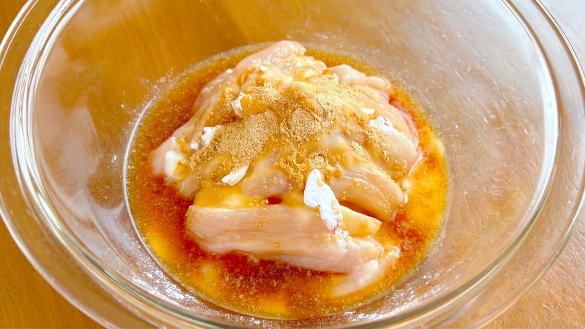 鶏むね肉のもっちり焼き