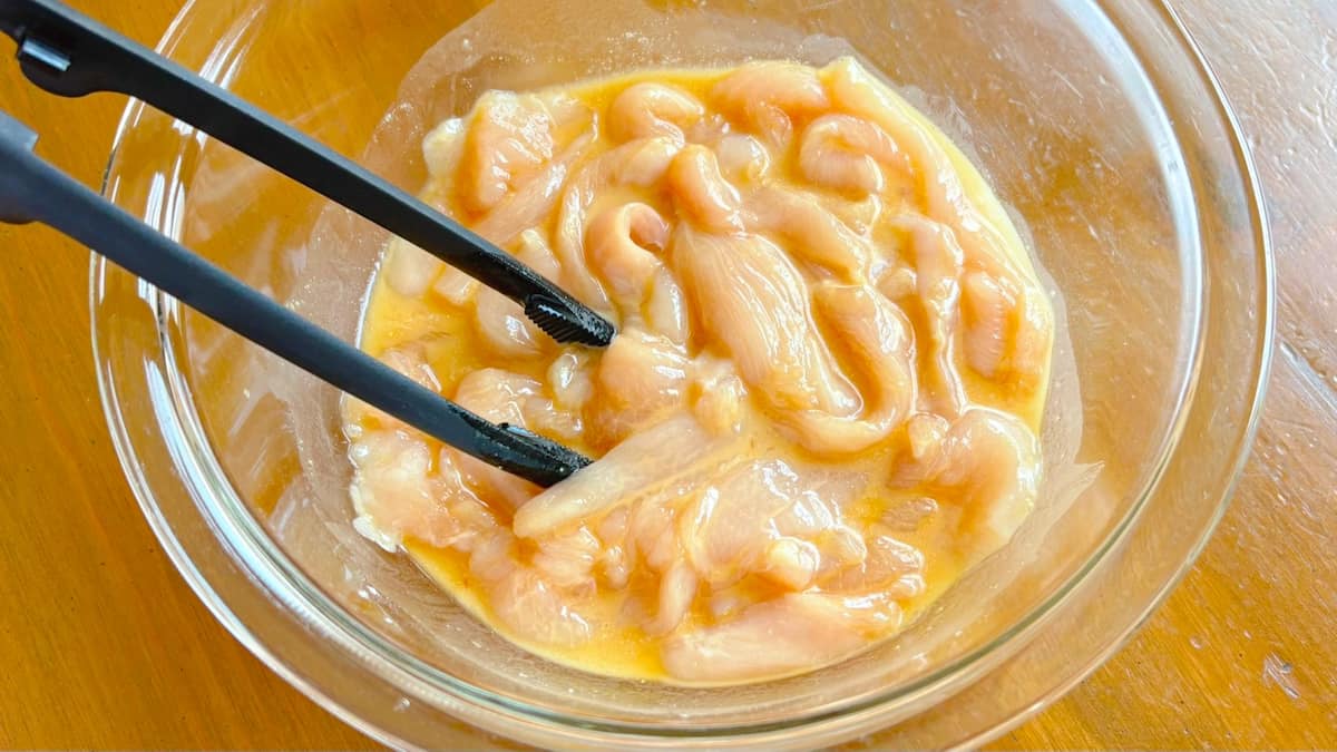 鶏むね肉のもっちり焼き