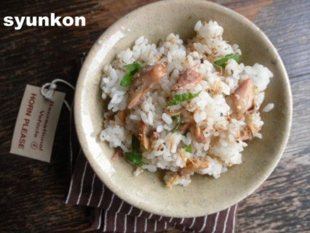火を使わず混ぜるだけ！「さば缶と青じそ、しょうが、ごまの混ぜご飯」