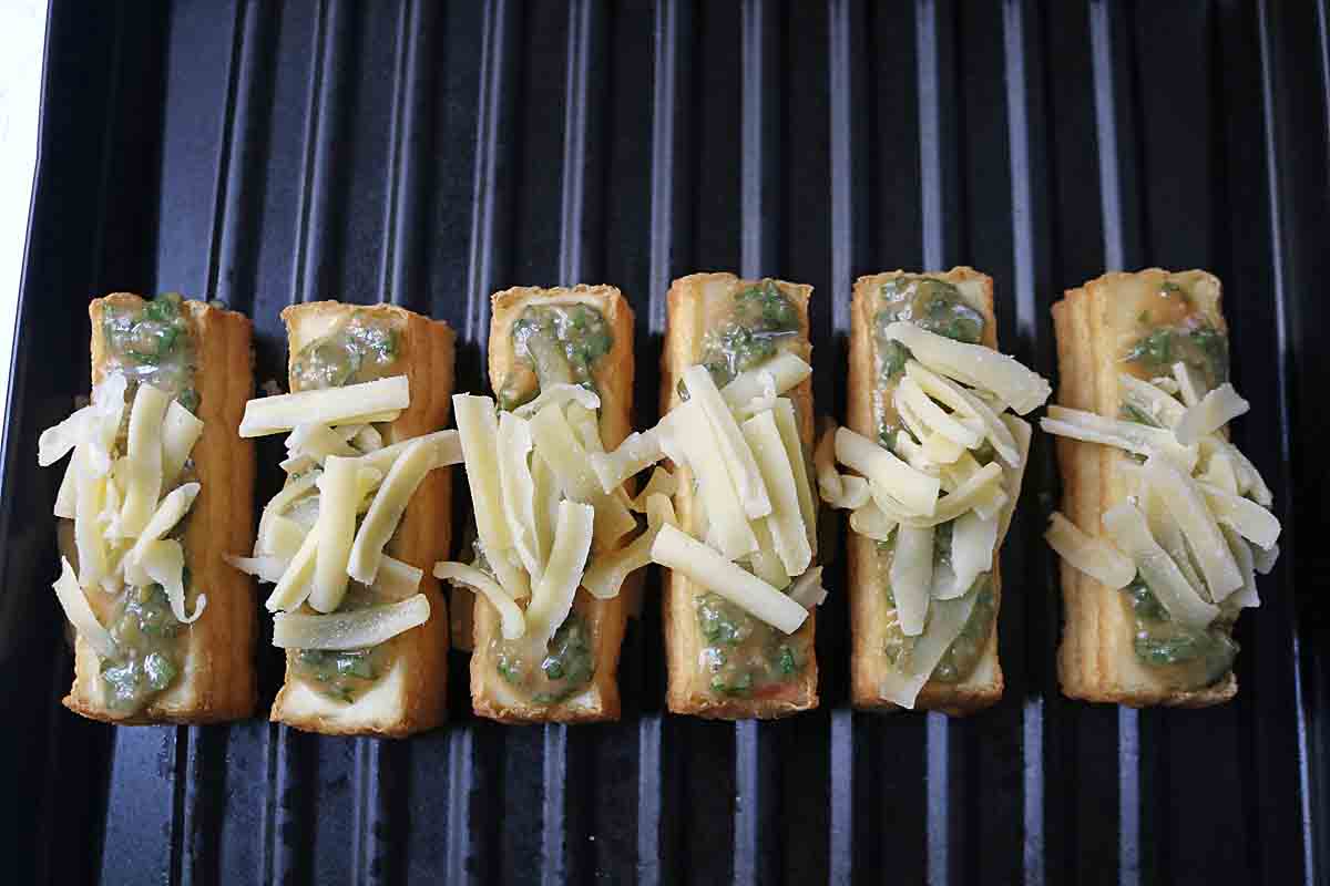 厚揚げ味噌チーズ５
