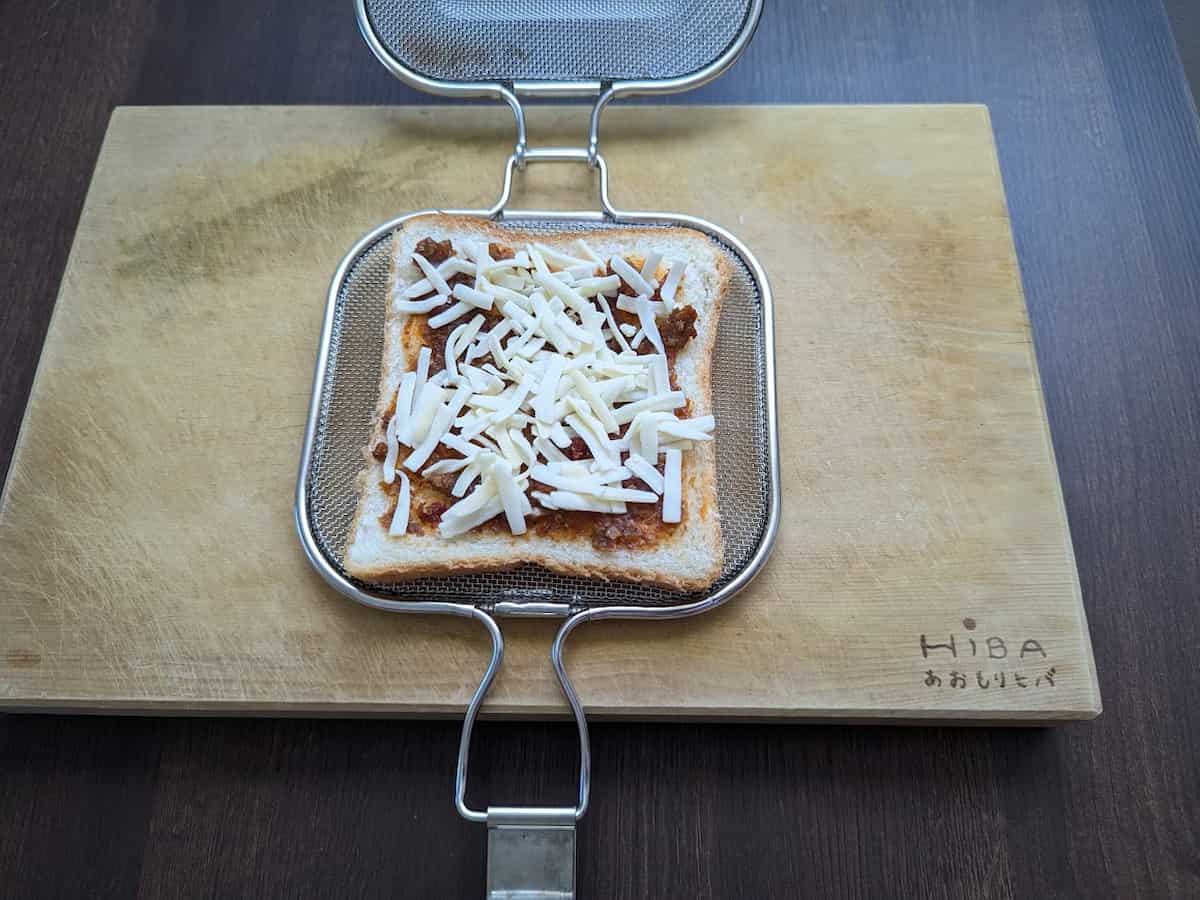 オークス レイエ グリルホットサンドメッシュ 使用例
