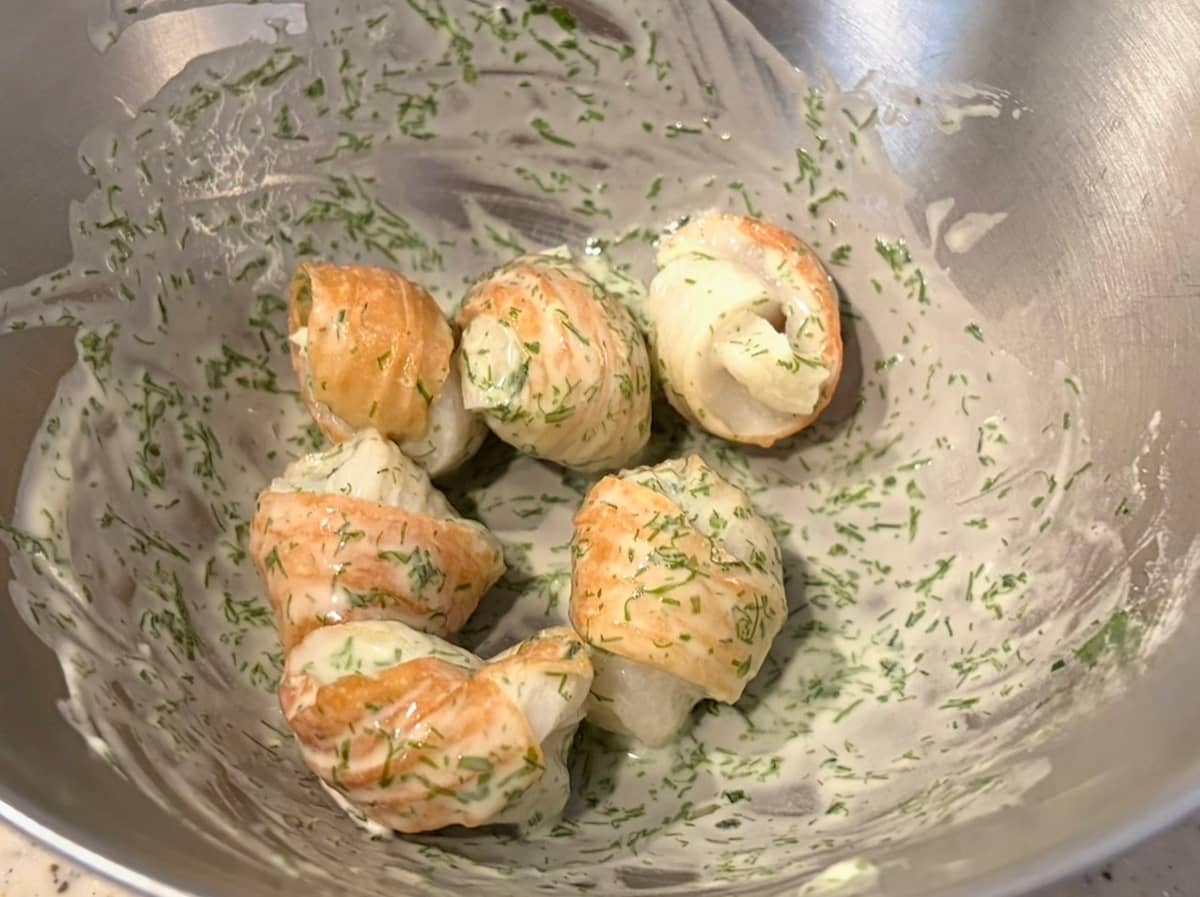 結びちくわの磯辺揚げ