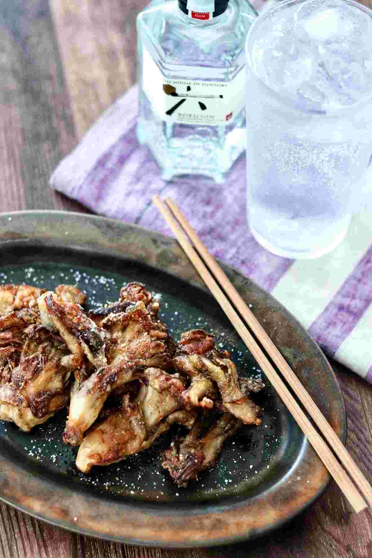 「舞茸の山椒唐揚げ」レシピ
