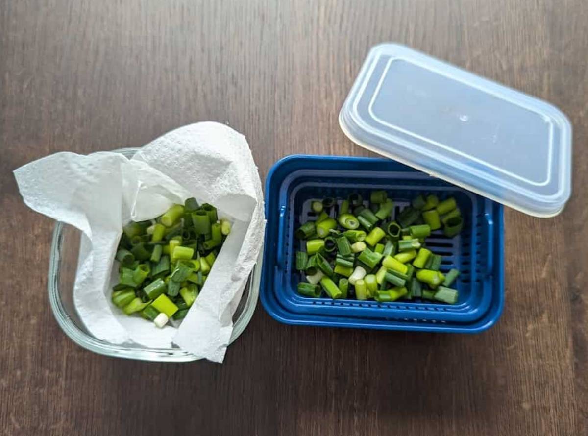 薬味保存にぴったり！セリアの「ザルつきパック」が便利