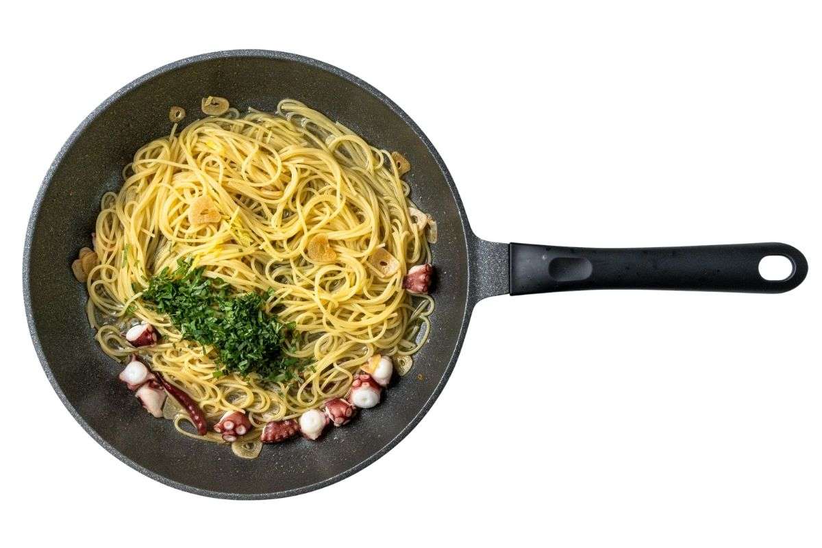 「たこと青じそのペペロンチーノ」レシピ