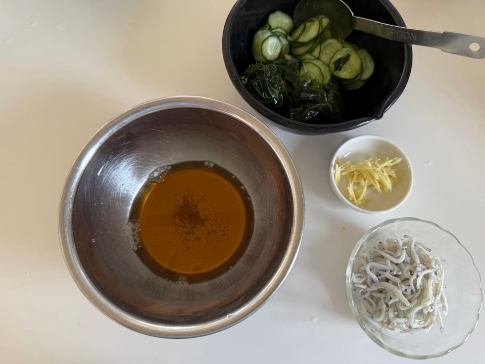 合わせ酢を作る