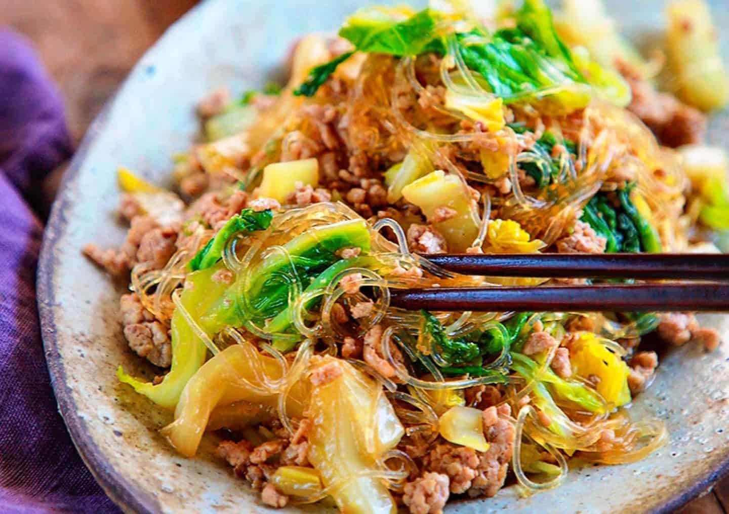 抱えて食べたい！「春雨×豚ひき肉」で作る満足おかず
