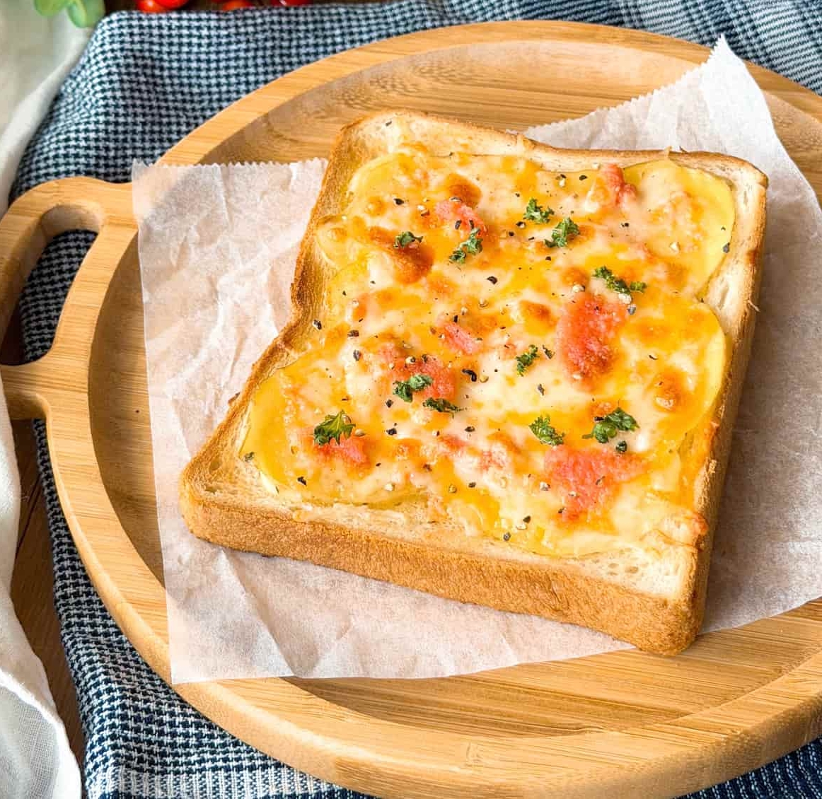 新じゃががあるうちに作りたい！「新じゃが明太チーズトースト」