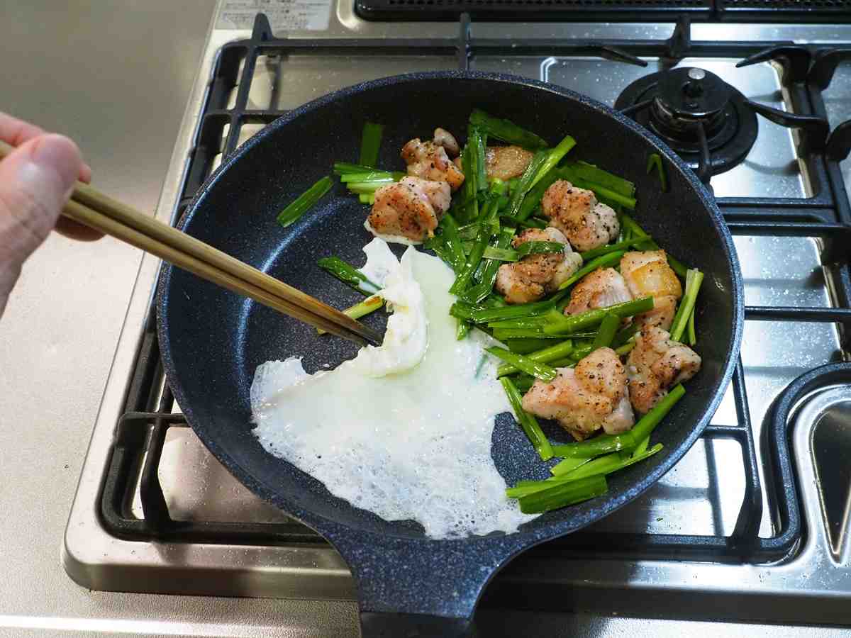 鶏もも肉の塩だれスタミナ丼