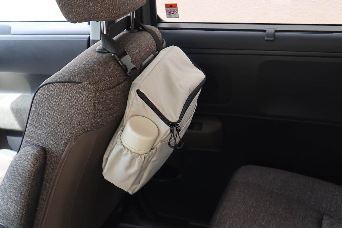 bon moment スリムに置ける 車用 保冷バッグ シートバッグポケット／ボンモマン