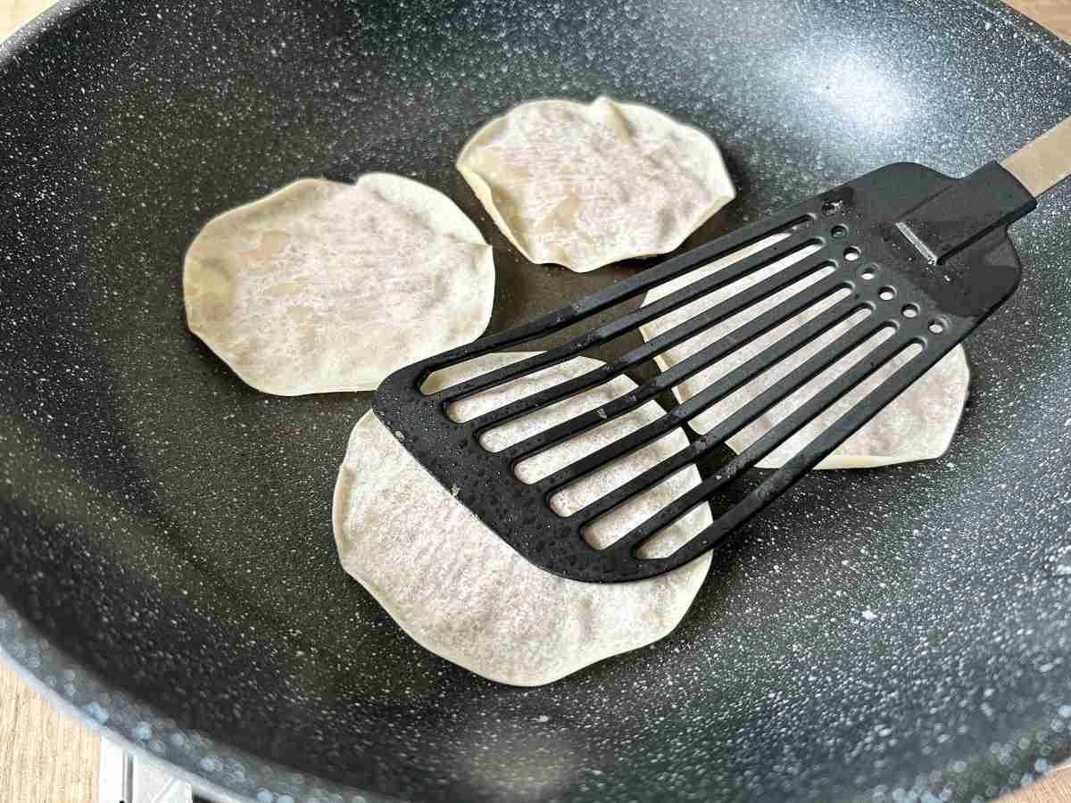 「餃子の皮タコス」レシピ