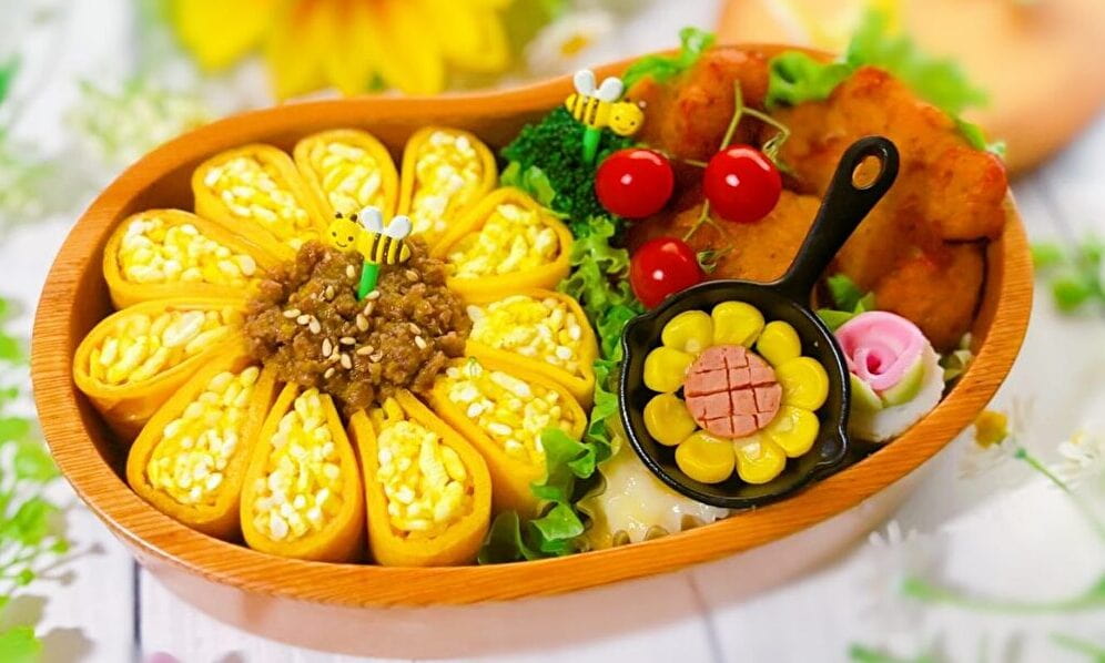夏らしさ満点！子どもも喜ぶ「#ひまわり弁当」