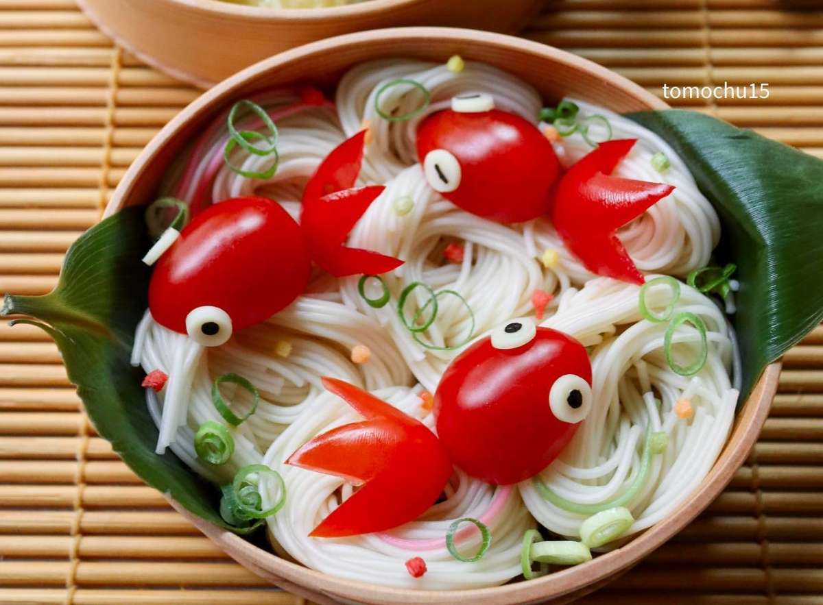 暑い日もつるっと食べやすい♪かわいい「#そうめん弁当」