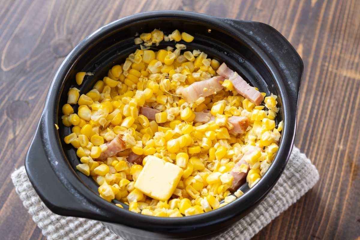 作業時間たった10分！バター醤油で絶品「とうもろこしとベーコンの炊き込みご飯」